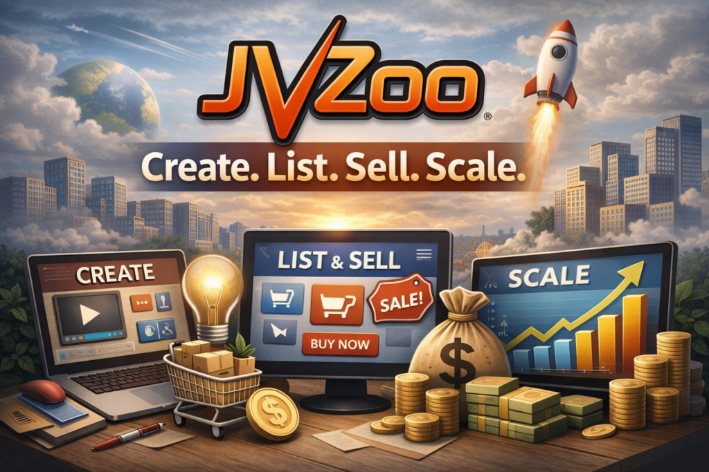Featured Image: JVZoo: Create. List. Sell. Scale.