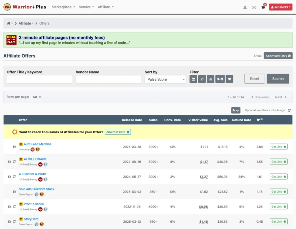 Blog Post Image: WarriorPlus Review 2026
