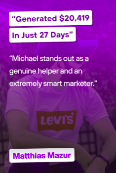 Student review praising the step-by-step training system