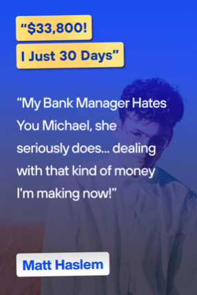 Student testimonial about building an online business